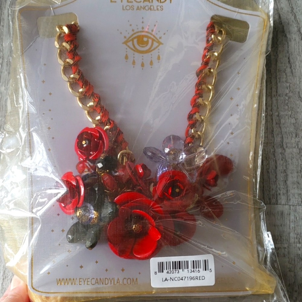 Eye Candy Los Angeles bib necklace